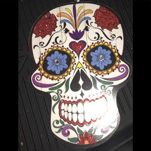 Skull Wood Decor